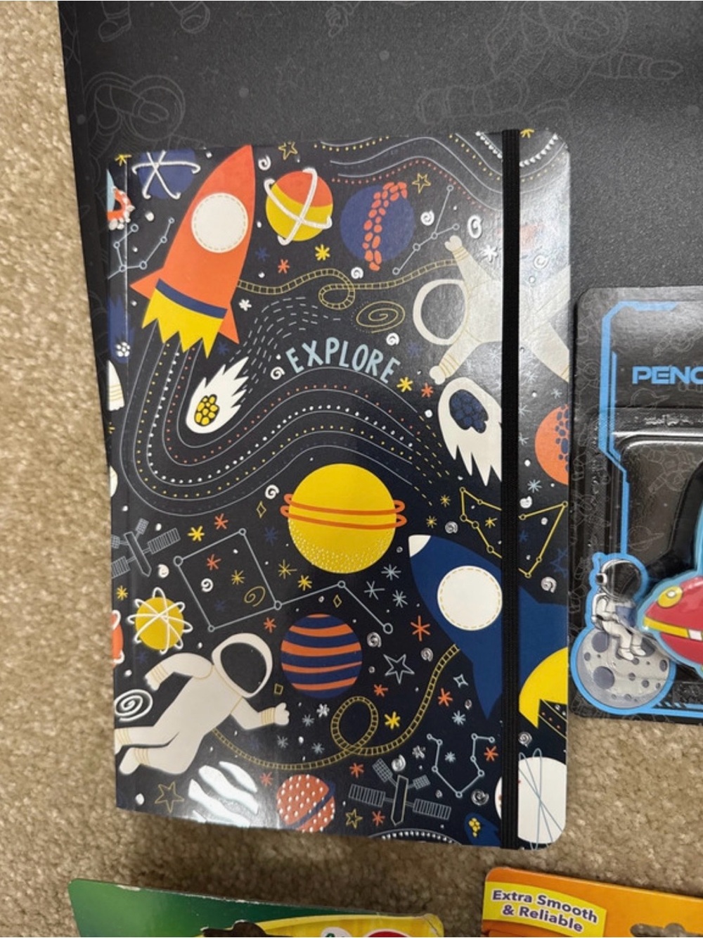 School Space-Themed  Supply Bundle 92 total pieces - Picture 5 of 12